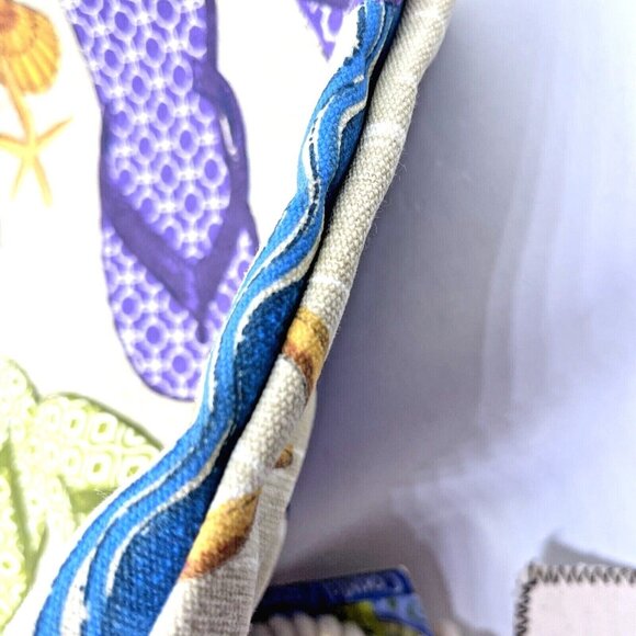 Paul Brent “Gone to the Beach” Bag - Embellished On Flip Flops NWT - Picture 11 of 12